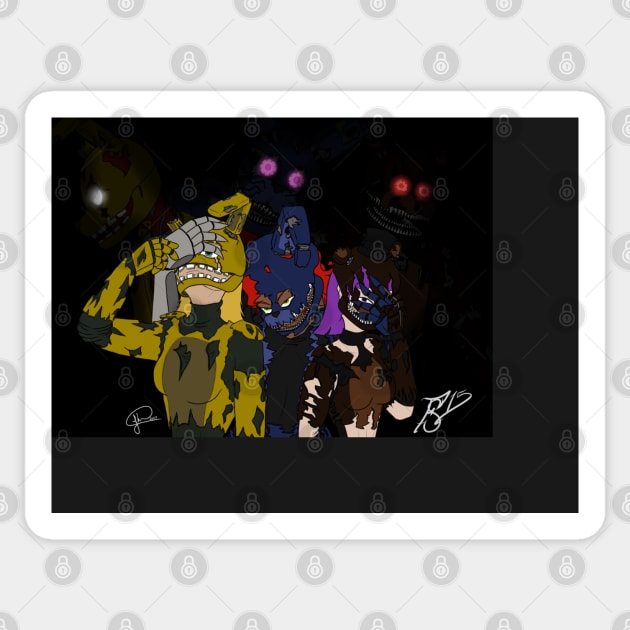 FNaF New Nightmares Sticker by ForsakenSky